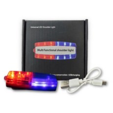 바론 미니경광등 (YH-JD01) 어깨부착식 충전식 휴대용 어깨 경광등, LED, 1개