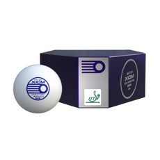 엑시옴(XIOM) 공식 본사 직영 브라보 플러스 ITTF 3개입, 1개, 화이트
