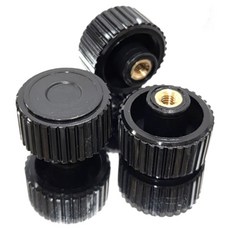 손잡이 너트 플라스틱 그릴 노브 너트 M6 외경 22mm, 10개, 16mm