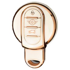 [도우팩토리]미니쿠퍼 TPU 실리콘 키 케이스 F시르즈 F54 F55 F56 F57 F560 8가지색상, 6.화이트골드 TPU 1개