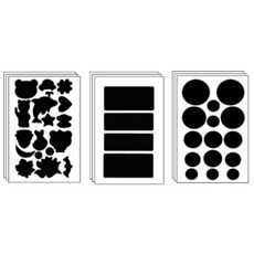 9장세트 셀프 수선 옷 접착식 패치 천 스티커, 1개, 블랙3종(T561) 9장