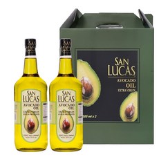 산루카스 아보카도오일 1L*2 + 원터치캡 선물세트 엑스트라버진 냉압착