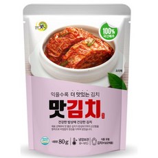 일미맛김치 80g x10팩+5팩증정 무배, 10개