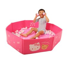 헬로키티 접이식 방수 아기 볼풀장 촉감놀이매트 플레이매트, 헬로키티 놀이매트