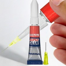 철공자 록타이트 슈퍼글루 액체형 순간접착제 + 노즐 가죽 대리석 고무 타일 나무 금속 철 강력접착제, 1세트