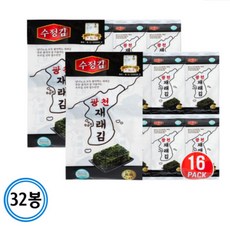 수정 광천김 재래 도시락김 4gx32봉