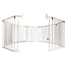 키워보리 반려동물 중소형견용 CM 현관 신발장 전용 접이식 다용도 안전문 74.8H + 실리콘패드 세트, 41번 화이트, 1세트