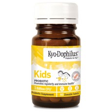 쿄릭 쿄-도필러스 키즈 프로바이오틱 10억 CFU 츄어블 타블렛, 60정, 1개