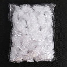 현하컴퍼니 일회용이어캡 염색귀마개 미용실용품비닐, 100개, 투명