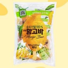 냉동 달콤한 아이스망고바 망고스틱, 40개, 아이스망고바 50g
