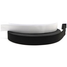 고무밴드 허리끈밴드 너비 4cm 40M 1롤, 3개, 블랙