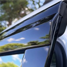 오토크로바 E403 기아 카니발 4세대 KA4 깨지지 않는 블랙 바이져 4PCS