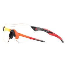 KAPVOE 카프보에 스포츠 러닝 고글 자전거 등산 편광 방풍 변색 K133, 1개, 변색+레드