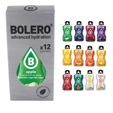 [볼레로음료] 2kcal 무설탕 과일워터 12가지 맛 믹스 1 (생수 500ml), 3g, 1박스, 12개입