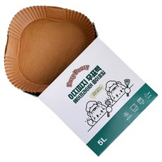 이지피지 무표백 에어프라이어 종이호일 박스형, 1개, 90개입, 20cm