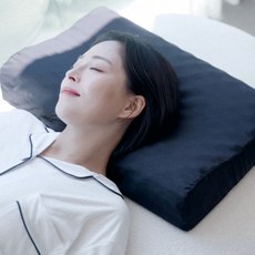 (기본커버 증정) 작심홈 땅콩형 천연라텍스 승모근베개 목디스크 베개 추천 메모리폼 라텍스베개 가정용 자취생 신혼 이사 라텍스 경추베개 새해선물 설선물 신년선물 명절선물 부모님선물, 블랙, 1개