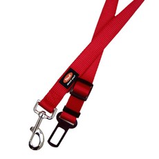 하웃 차량용 자동차 반려동물 강아지 안전 벨트, 레드, 1개, 클립형