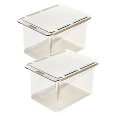 델라무드 공간 활용 투명 붙이는 책상 밑 서랍, 2개