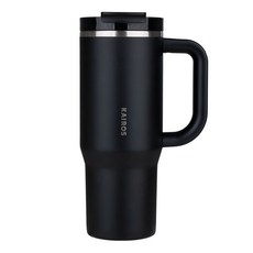 카이로스 데일리핏 플로 텀블러, 1개, 887ml, 블랙