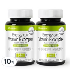 ROnIEWELL 維他命B群補充錠, 10罐, 90錠