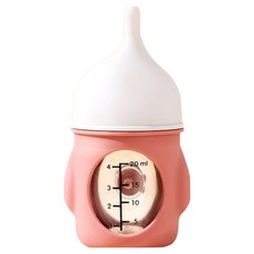 새끼 고양이와 강아지용 젖병 20ml 용량 세 가지 색상으로 제공됩니다. 질식 방지에도 적합합니다., 1개, 분홍색