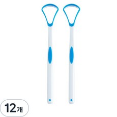 Bizon 生活必需品 舌頭白苔 舌苔 去除器 清潔器 天藍色, 12個, 10g