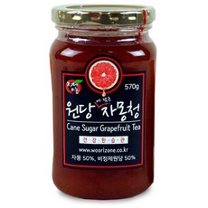 자연미가 원당에 담근 자몽청, 1개, 570g, 1개입