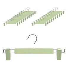 아워리빙 파스텔 논슬립 회전형 치마 바지걸이, 민트, 20개