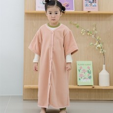 꾸미 초등 스마일 반팔 수면조끼/어린이수면조끼