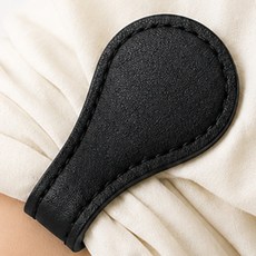 자석 밑단클립 바느질없는 롤업 기장조절 바지 소매 고정 클립, 8개, 블랙