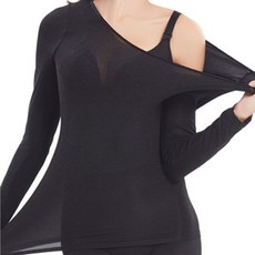 1＋1 여성 슬림핏 발열 기모내의 상하의세트 2세트