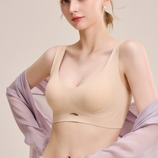 여성용 볼륨업 편한 노와이어 심리스 브라탑 패션의류/잡화/속옷/잠옷 반품 최저가 13,050원 로켓배송