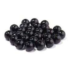 진주구슬 비즈, 블랙 6mm, 1개