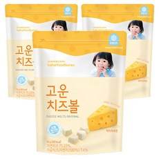 베베푸드 고운 치즈볼, 16g, 9개, 치즈