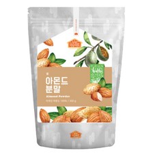 건강한우리집비옴 고소한 생 아몬드 가루 100%분말, 1개, 300g