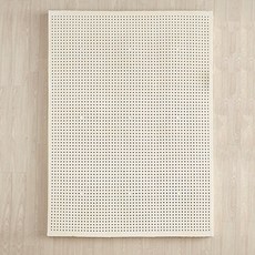 라폼 천연라텍스 토퍼 매트리스 침대 거실 바닥 매트 + 방수속커버 5cm 미디엄