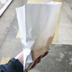 3호 붕어빵 봉투 호떡 튀김 종이봉투 식품지 백상 1천장 (1BOX), 1000개, 1세트