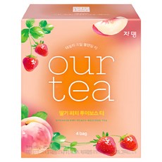 쟈뎅 아워티 딸기 피치 루이보스 티, 4개입, 6개