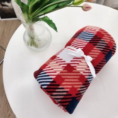 웜브리즈 똑딱이 극세사 무릎 담요 양털 망토 담요