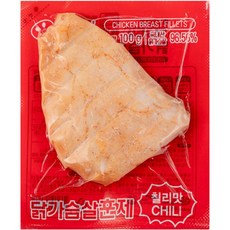 푸드원 맛닭 냉장 훈제 닭가슴살 칠리맛, 20개, 100g