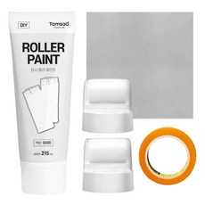 탐사 한번에쓱 롤러 페인트 세트, 화이트, 1세트