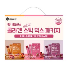 mippeum 美好生活 3種口味膠原蛋白果凍條隨身包禮盒, 900g, 1組