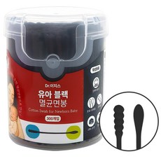 닥터이지스 유아용 블랙 멸균면봉 300개입, 1개