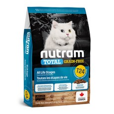 nutram 無穀全能系列 乾飼料 挑嘴全齡貓 T24, 1袋, 2kg, 鮭魚+鱒魚