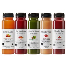 클렌즈주스 3일 집중 5종 15병 휴롬 착즙100% 비가열 CCA ABC 블렌더주스, 15개, 210ml