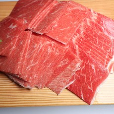 [미국산 소고기 앞다리살 1kg], 1kg-3mm 슬라이스 후 절단(국거리용), 1kg, 1개