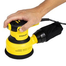 스탠리 원형 샌딩 속도조절 전기 샌더 샌딩기 사포 300W, 1개, 1개