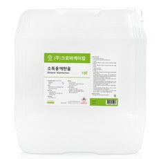 크로바 소독용에탄올 83% 19L 소독용알콜 의약외품 에탄올리필, 1개