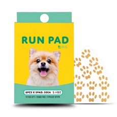 드림세미컴 강아지 미끄럼방지 런패드 60EA, 1개