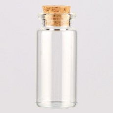 [위아리빙] 10ml 코르크마개 유리병 10개 미니 유리공병 금보관 소품 액세서리 보관병